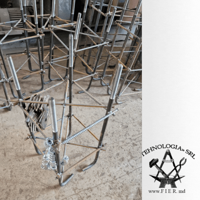 Sablon pentru armare carcase de ancorare