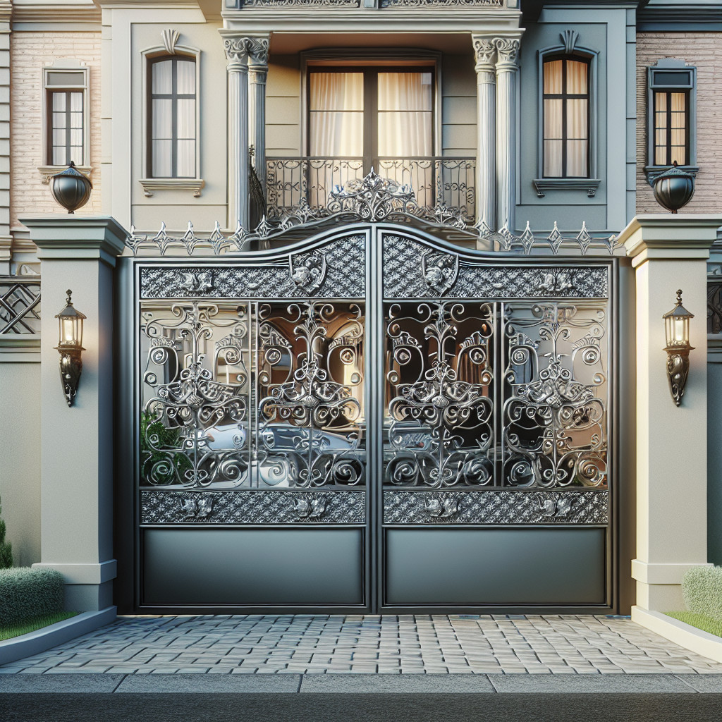 Poți să repeți asta? O poartă care combină frumusețea cu securitatea! Poartă metalică pentru garaj – rezistență, siguranță și eleganță în fiecare detaliu. #portimetal #portigaraj #constructiimd #fiermd