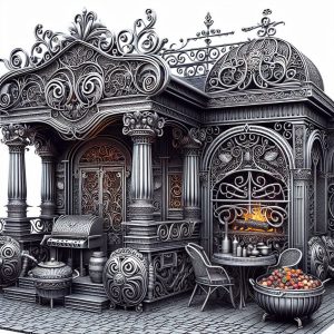 Design elegant, durabilitate maximă – așa sunt grătarele din fier din Chișinău. Grătar din fier rezistent, vopsit antifoc – calitate și durabilitate made in Chișinău. #gratarfier #mangal #gratarchișinău #fiermd