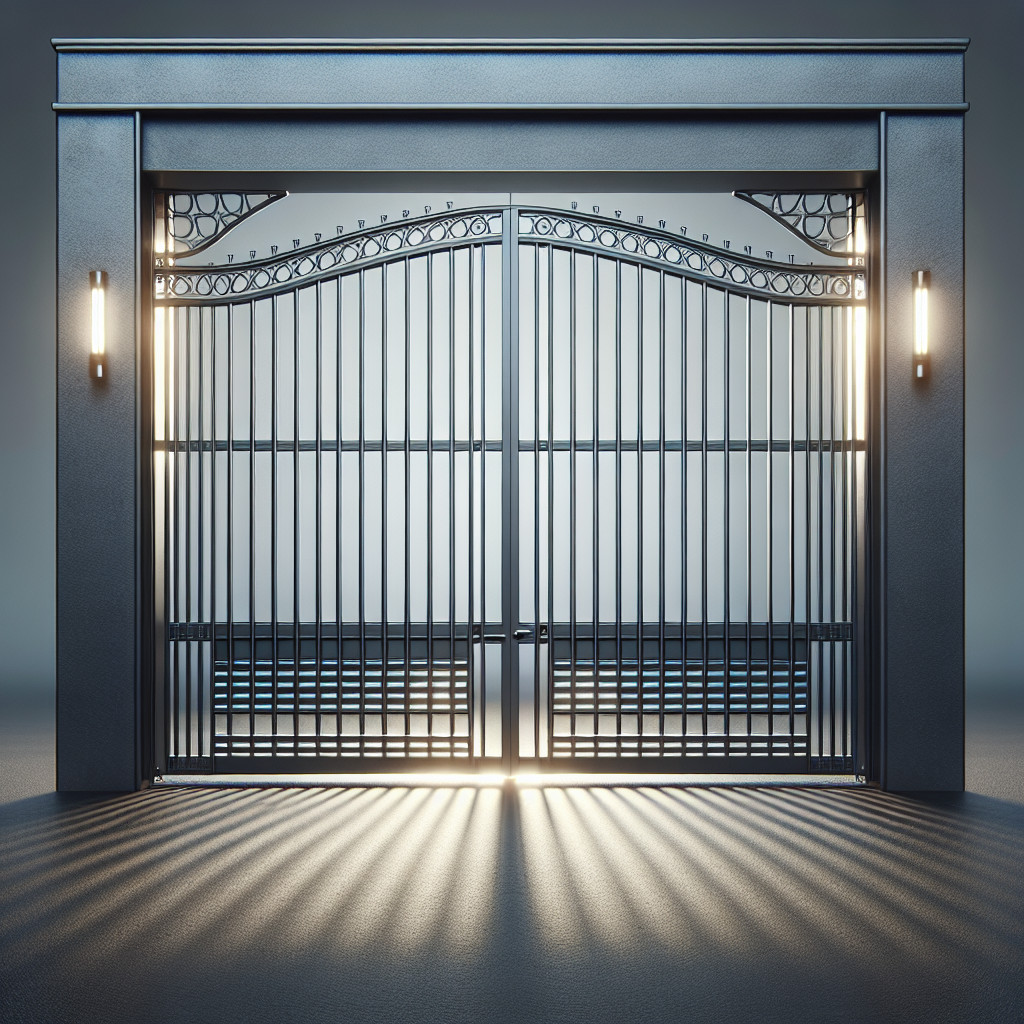 Eleganța și securitatea casei tale se întâlnesc într-o poartă metalică. Poartă metalică pentru garaj – rezistență, siguranță și eleganță în fiecare detaliu. #portimetal #portigaraj #constructiimd #fiermd
