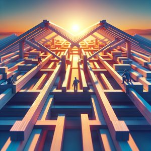 Suporturile pentru grinzi – coloana vertebrală a acoperișurilor sigure. Suporturi pentru grinzi metalice, soluția pentru rezistență și siguranță. #suportgrinzi #fixarelemn #constructiimd #fiermd