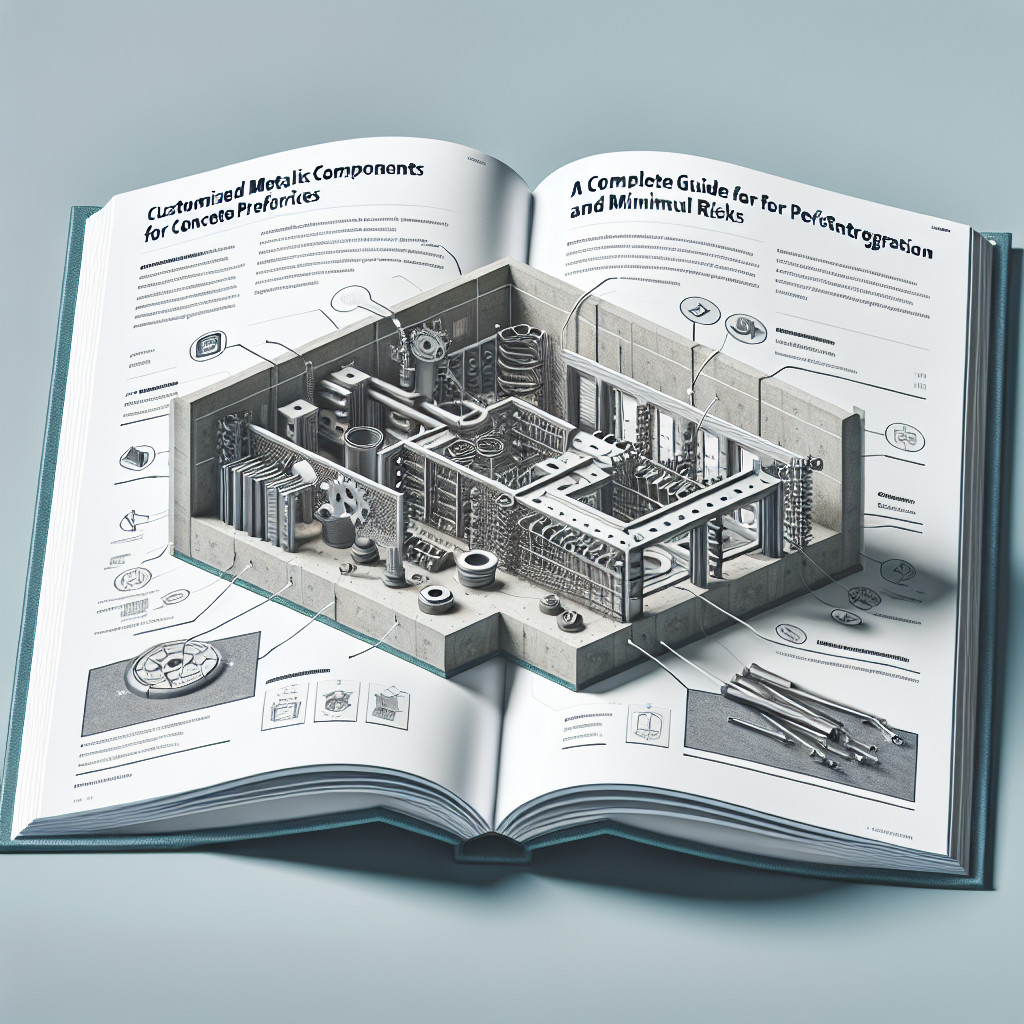 Piese metalice personalizate pentru incorporare in elemente prefabricate betonate