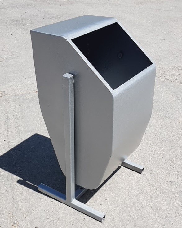 Coș metalic gunoi model 2