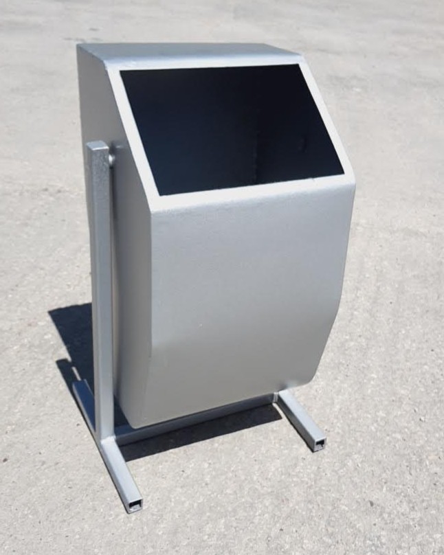 Coș metalic gunoi model 3