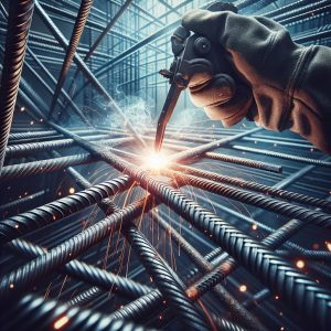 Scoabă pentru sudură pentru armătură prefabricată compatibilă cu standardele GOST
