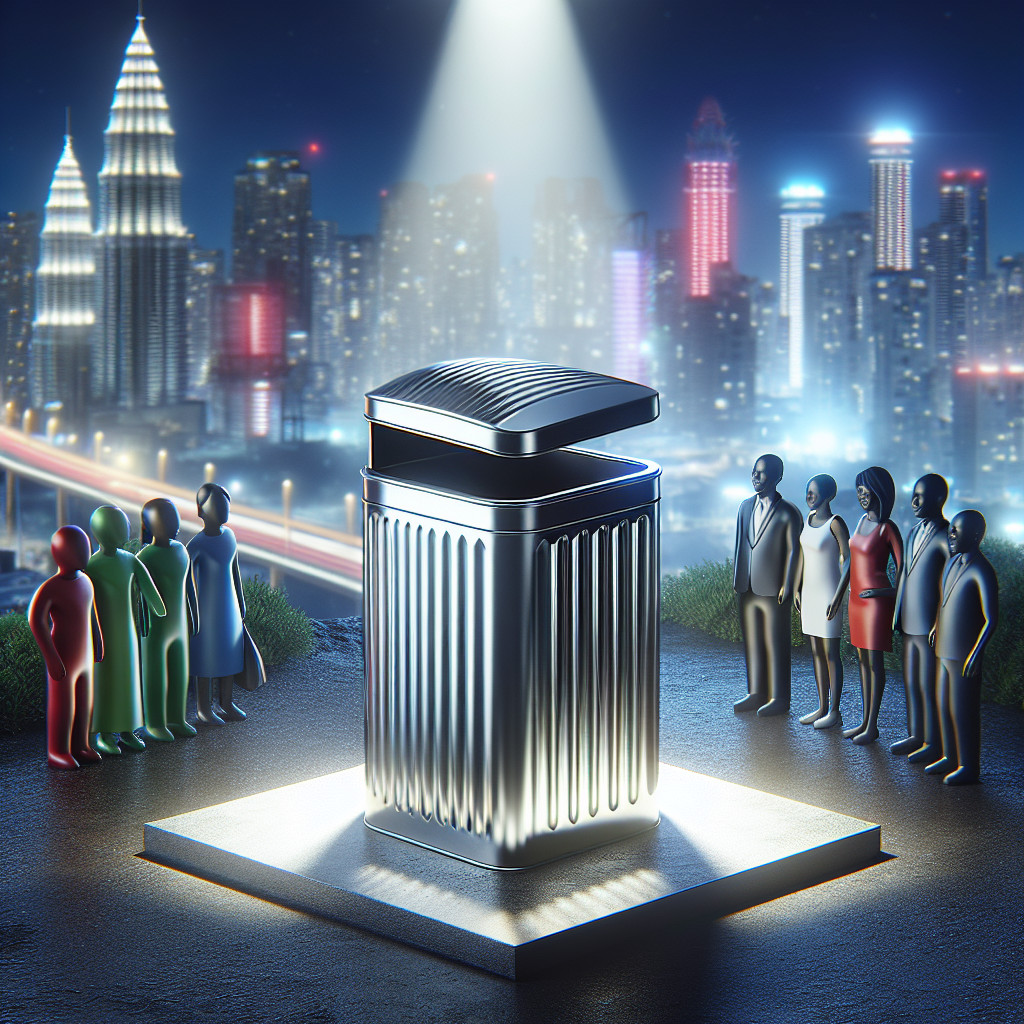 Ladă pentru gunoi produs din metal pentru utilizare intensă în spații urbane #metal #mobilierurban #curatenie #cosstradal #Chisinau