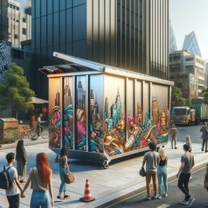 Ai visat la un oraș mai verde și mai curat? Totul începe cu autosalubritatea. Tomberon metalic rezistent pentru colectarea eficientă a deșeurilor urbane. #tomberon #buncargunoi #constructiimd #fiermd
