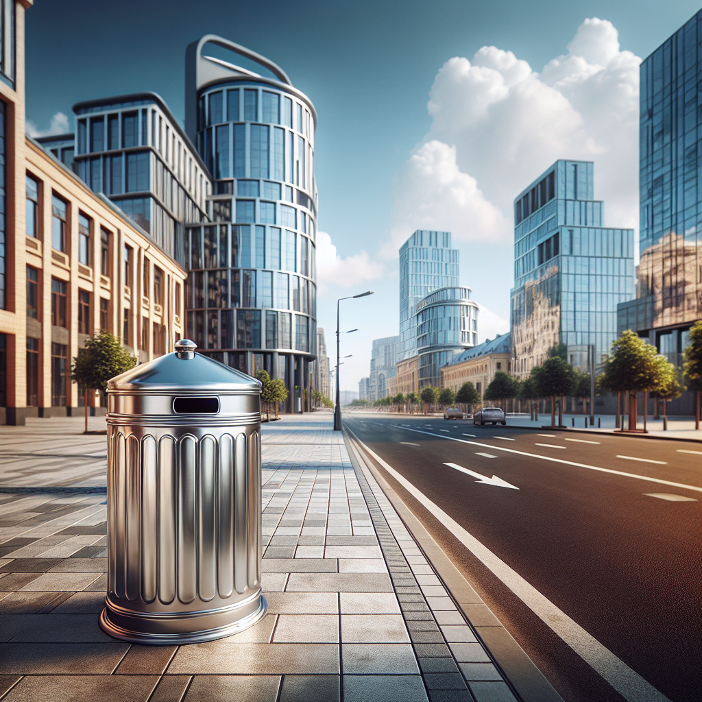 Ladă pentru gunoi necesar pentru menținerea curățeniei în spații publice #metal #cosstradal #Chisinau #curatenie #mobilierurban