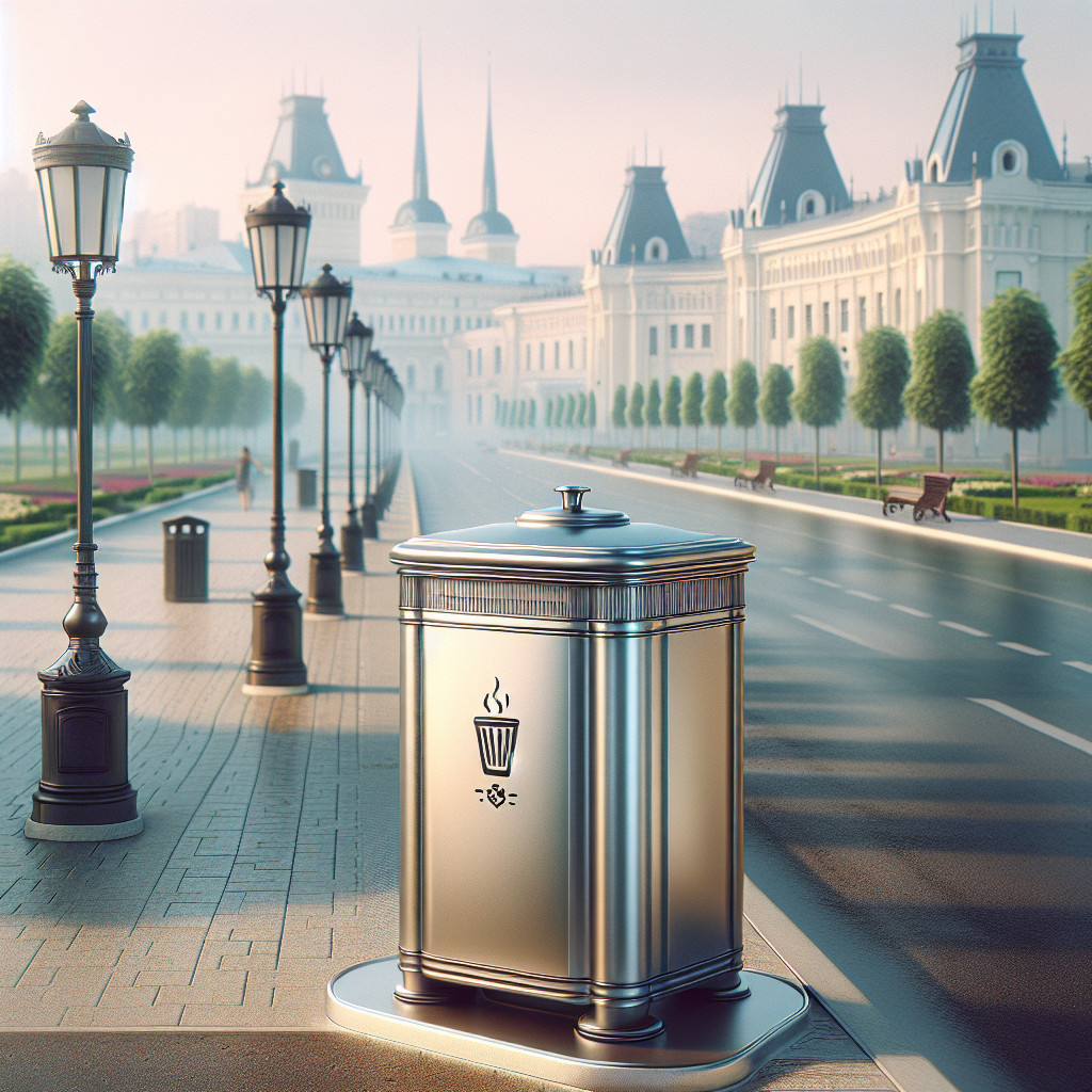 Urnă stradală care pune ordine fără afișe și certuri #curatenie #metal #cosstradal #Chisinau #mobilierurban