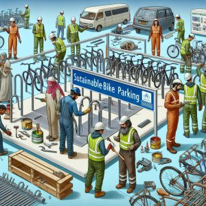 Cum producem parcări pentru biciclete: oțel, rigidizare, protecție anticorozivă și montaj corect pentru utilizare zilnică. #parcarebiciclete #bicicleta #amenajariurbane #spatiipublice #TehnologiaSRL
