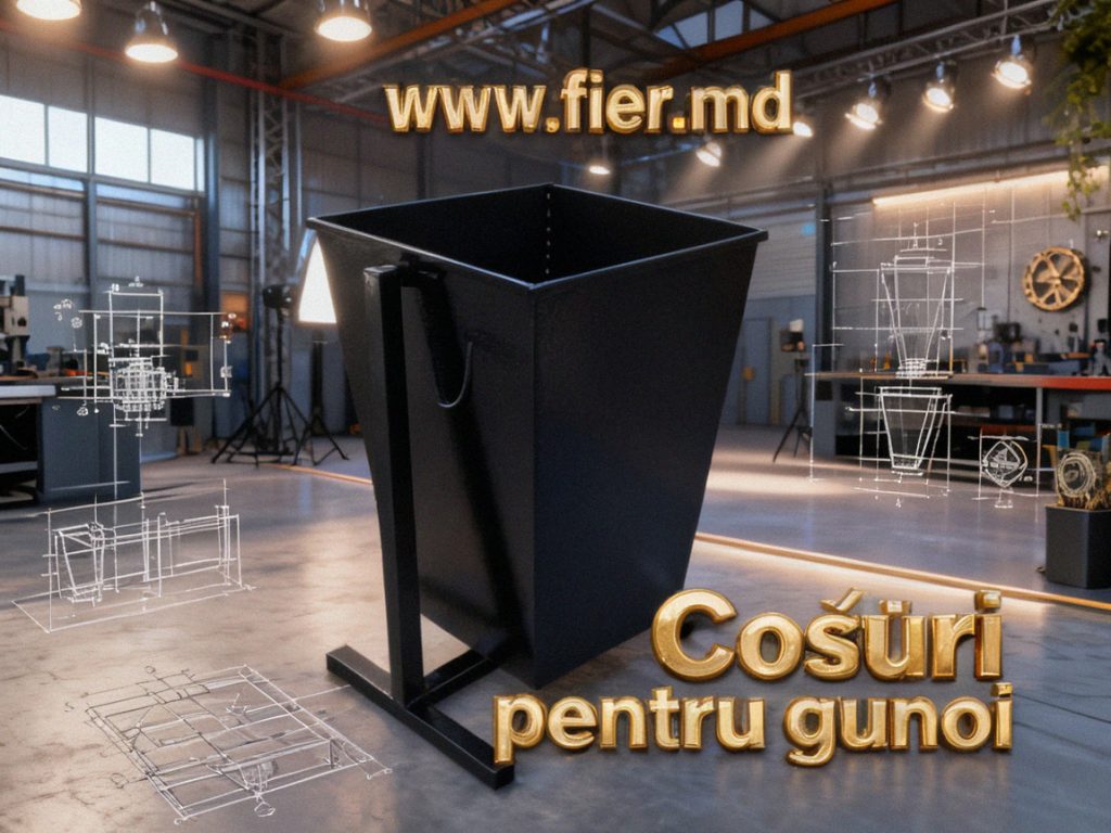 Urnă din metal produs din metal pentru utilizare intensă în spații urbane #cosstradal #metal #mobilierurban #Chisinau #curatenie