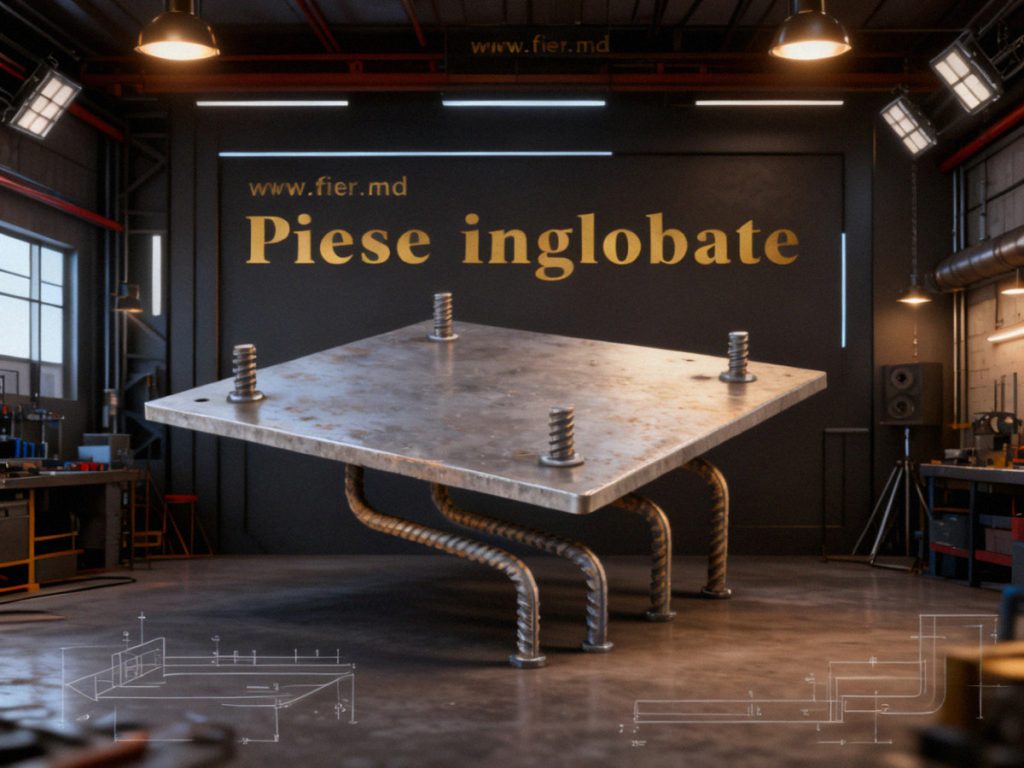 Piese metalice cu finisaj estetic pentru proiecte arhitecturale