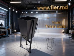 Lipsa unui coș pentru gunoi din fier creează dezordine și disconfort zilnic #curatenie #cosstradal #mobilierurban #metal #Chisinau