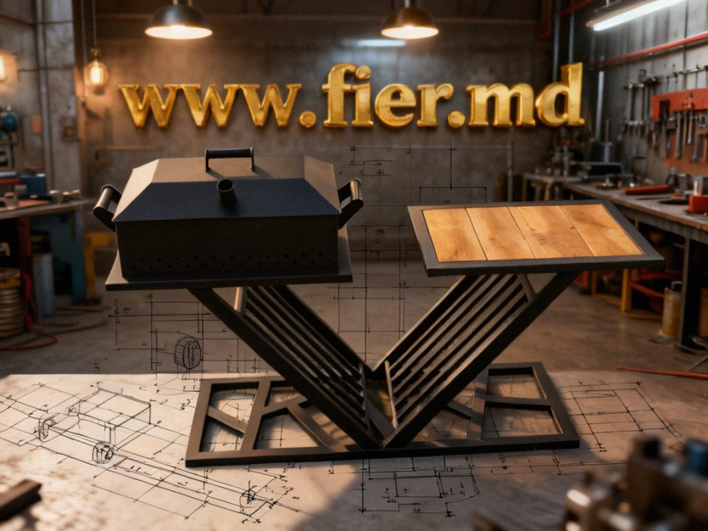 Micile plăceri merită unelte serioase. #carcas #ancorare #beton #metal #fiermd #frigarui #loft
