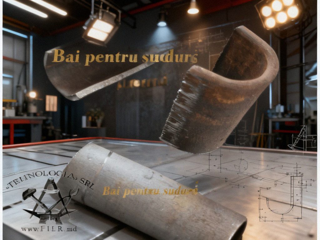 Baie pentru sudură pentru stâlpi și cadre realizate în atelier certificat