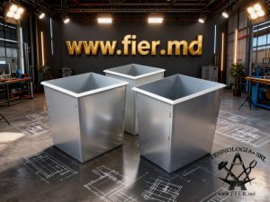 Nu o să crezi cât de mult contează un simplu tomberon pentru curățenia orașului! Tomberon metalic rezistent pentru colectarea eficientă a deșeurilor urbane. #tomberon #buncargunoi #constructiimd #fiermd