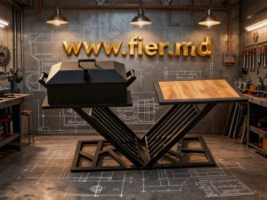 Gătitul în curte merită un upgrade real! #carcas #ancorare #beton #metal #fiermd #frigarui