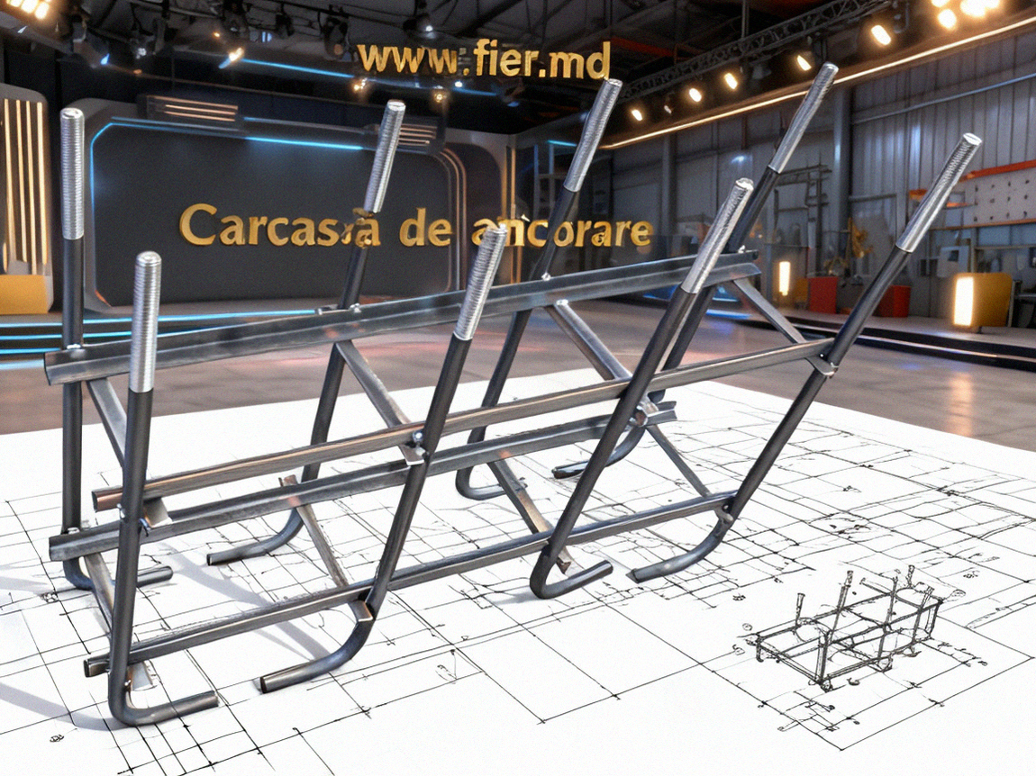 Structura stă calmă doar cu ancorare bună. #carcas #ancorare #beton #metal #fiermd #santier #industrial