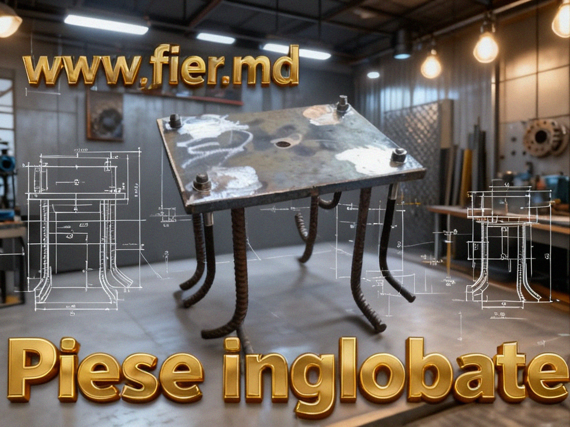 Piese compuse modulare pentru sisteme de fixare in constructii industriale