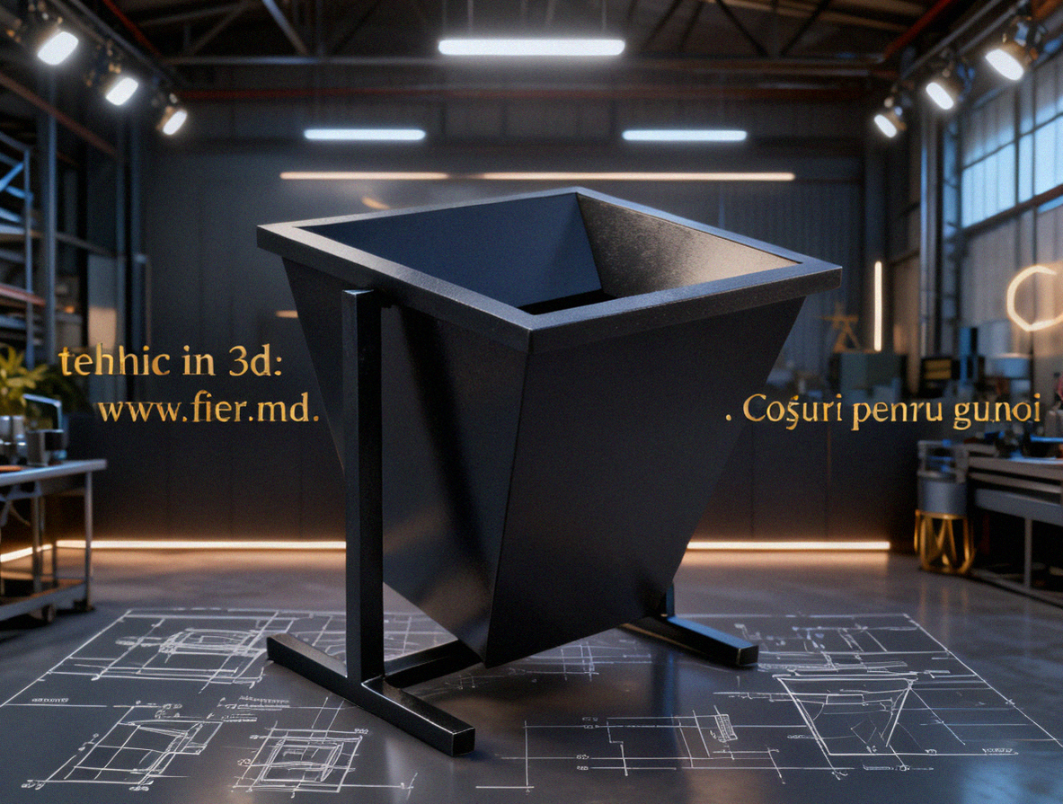 Coș stradal care pune ordine fără afișe și certuri #Chisinau #curatenie #cosstradal #mobilierurban #metal