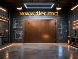 Ai nevoie de siguranță, eleganță și durabilitate? Soluția e poarta metalică. Poartă metalică pentru garaj – rezistență, siguranță și eleganță în fiecare detaliu. #portimetal #portigaraj #constructiimd #fiermd